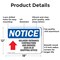 Signmission Delivery Entrance Contractors OSHA Notice Sign, Aluminum, 18in W x 12in L, 2PK OS-2PACK-NS-A-1218-L-10968 - alternate 7
